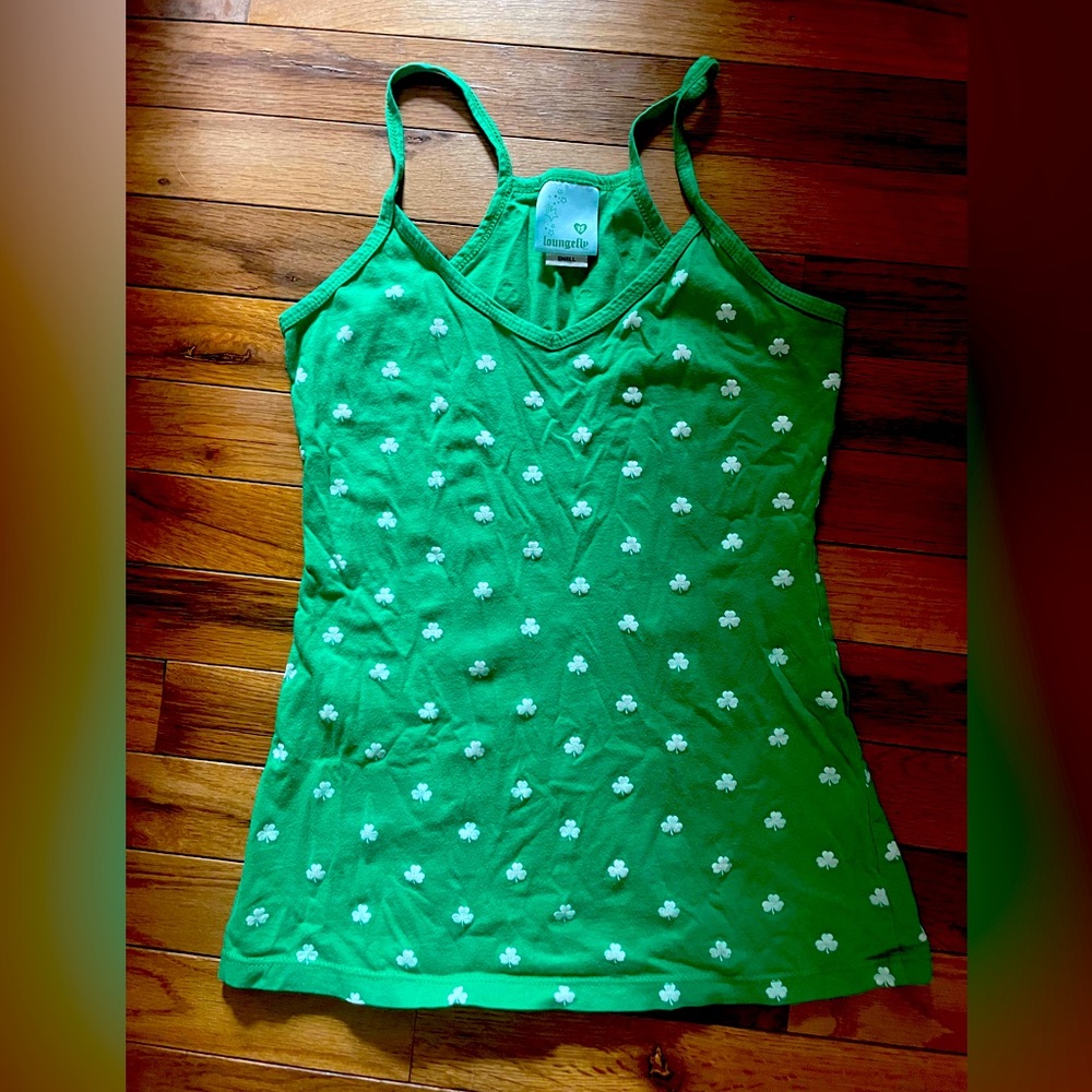 St Patrick’s day shirt women’s small racer back